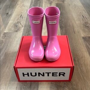 Hunter Pink Rain Boots